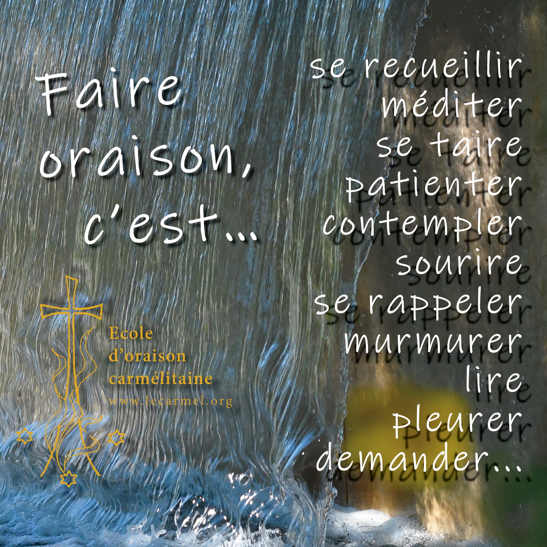 Quand je fais oraison je fais confiance