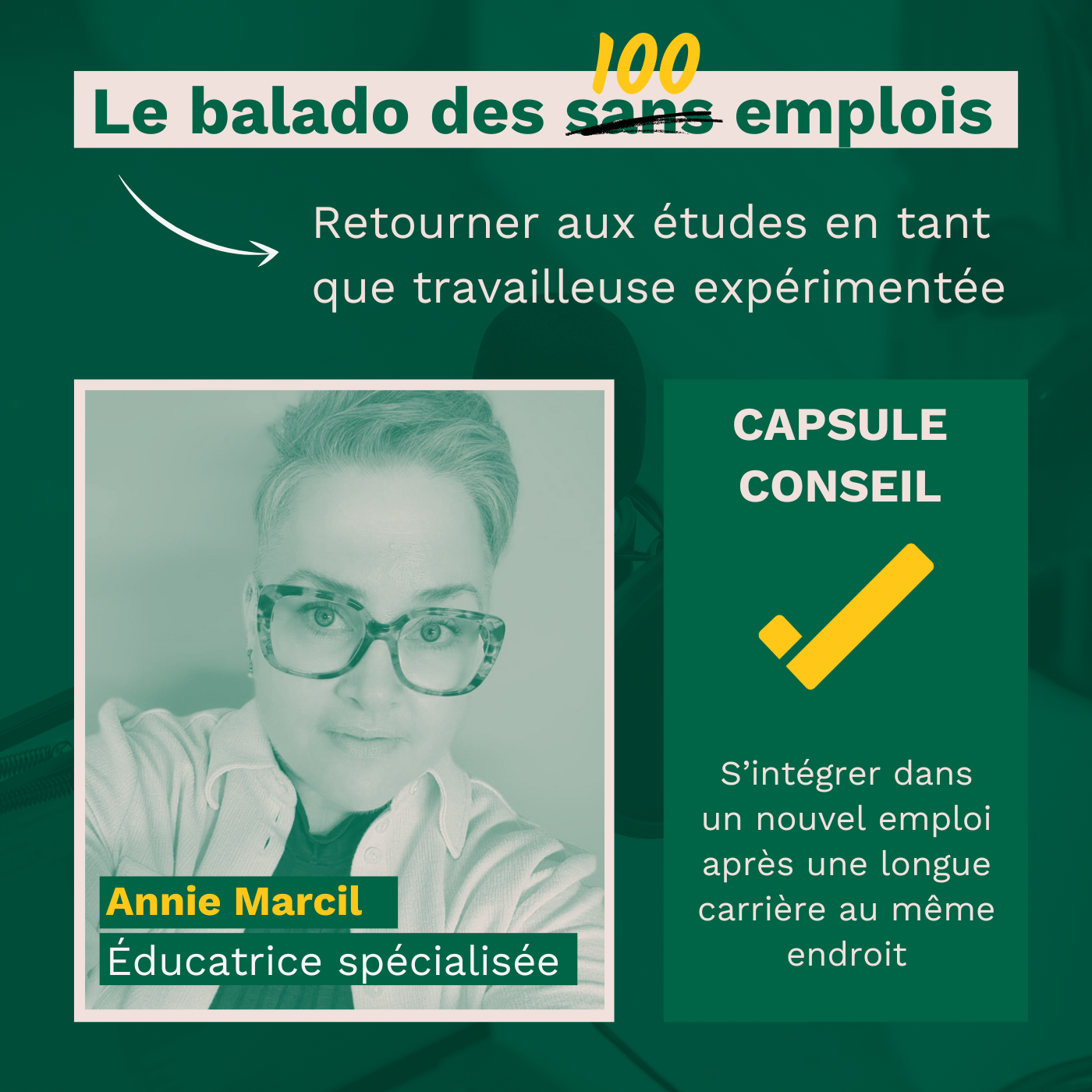 Saison 4 - Épisode 1 : Retourner aux études en tant que travailleuse expéri