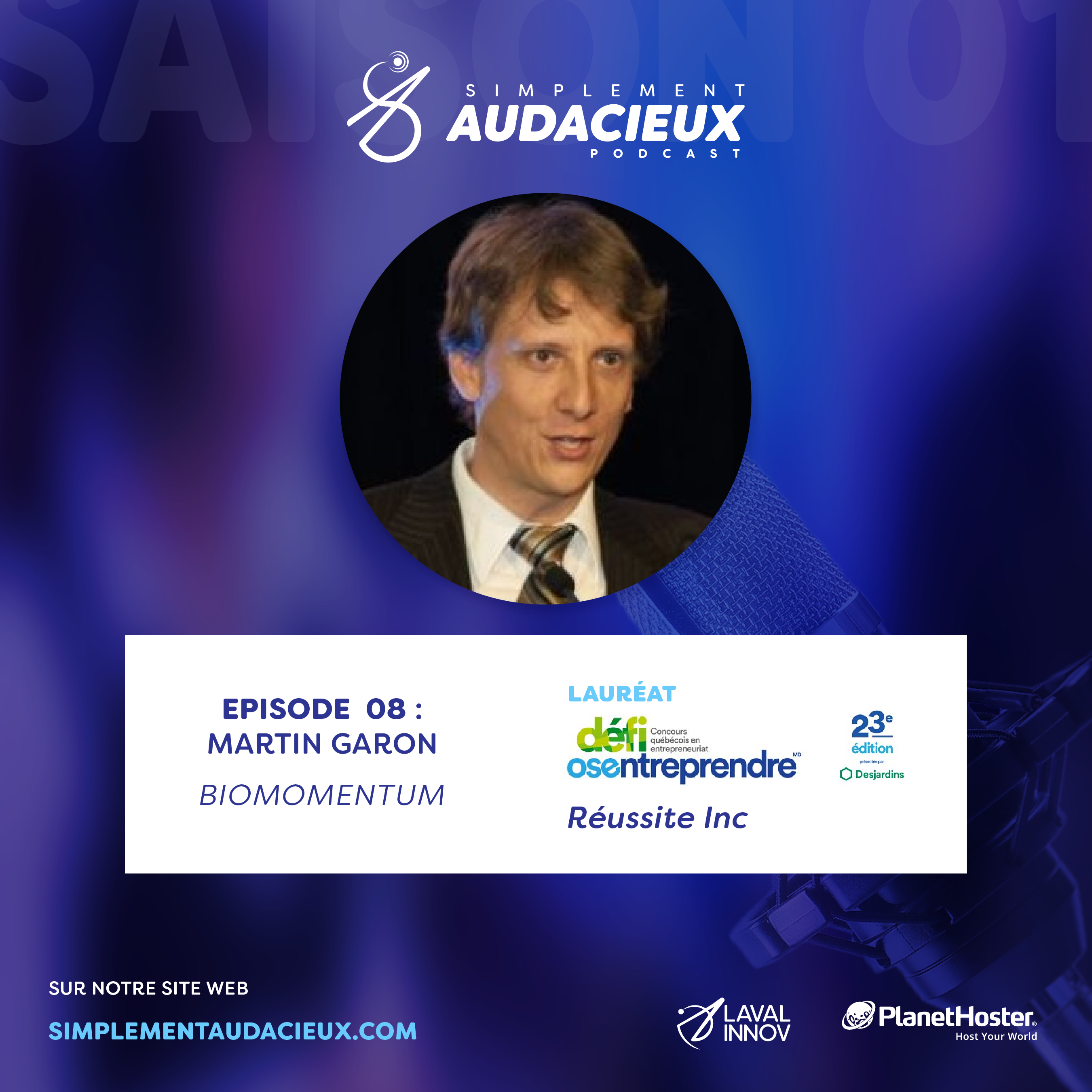 S1 - Episode 08: Entrevue avec le co-fondateur de Biomomentum
