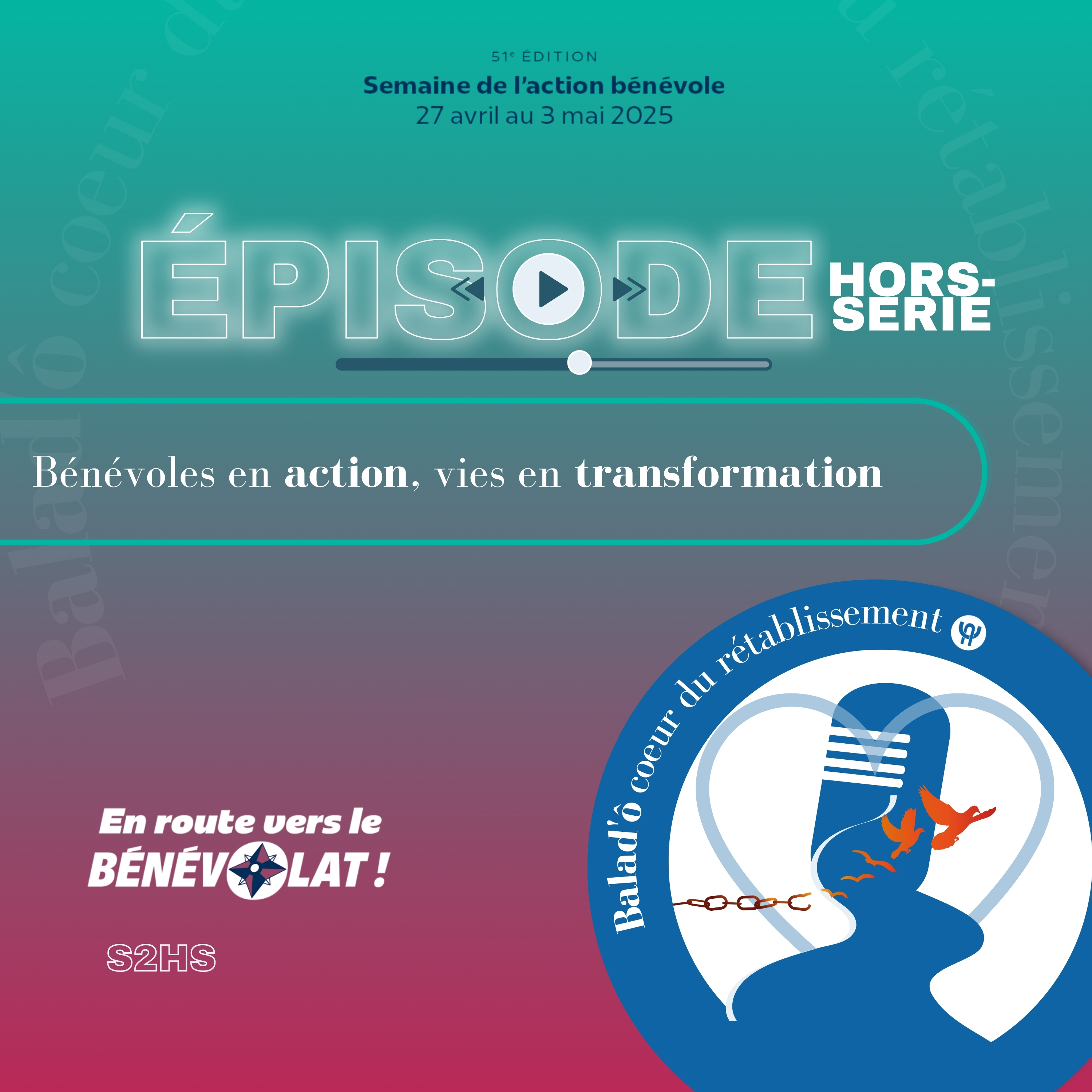 Bénévoles en action, vies en transformation