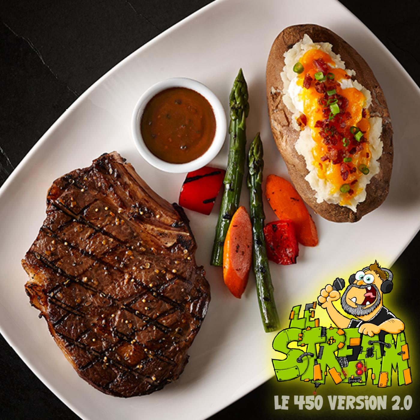 Le Stream 1106 - Steak, champignons et patates