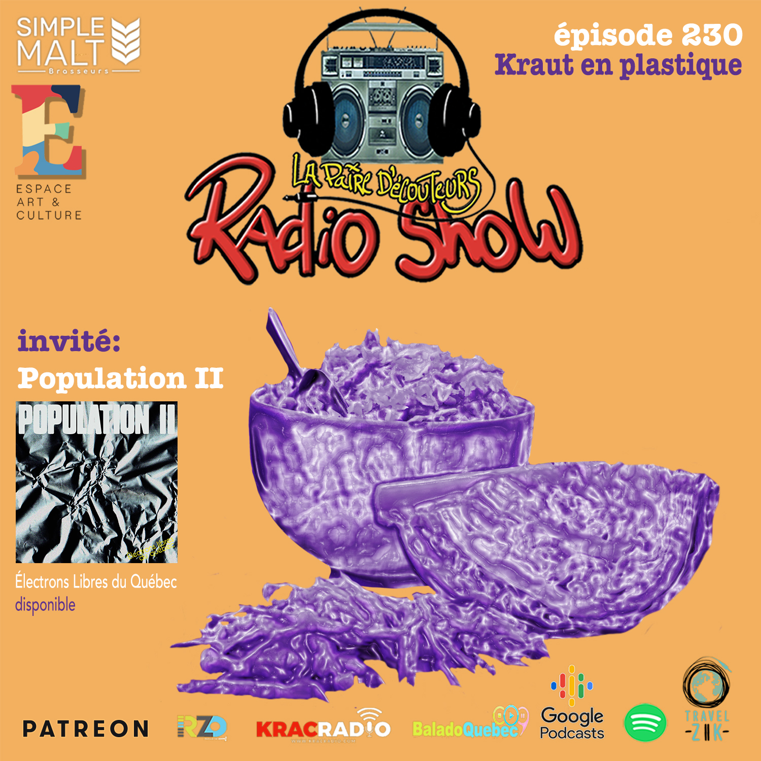 Le RADIO SHOW 230 invité POPULATION II