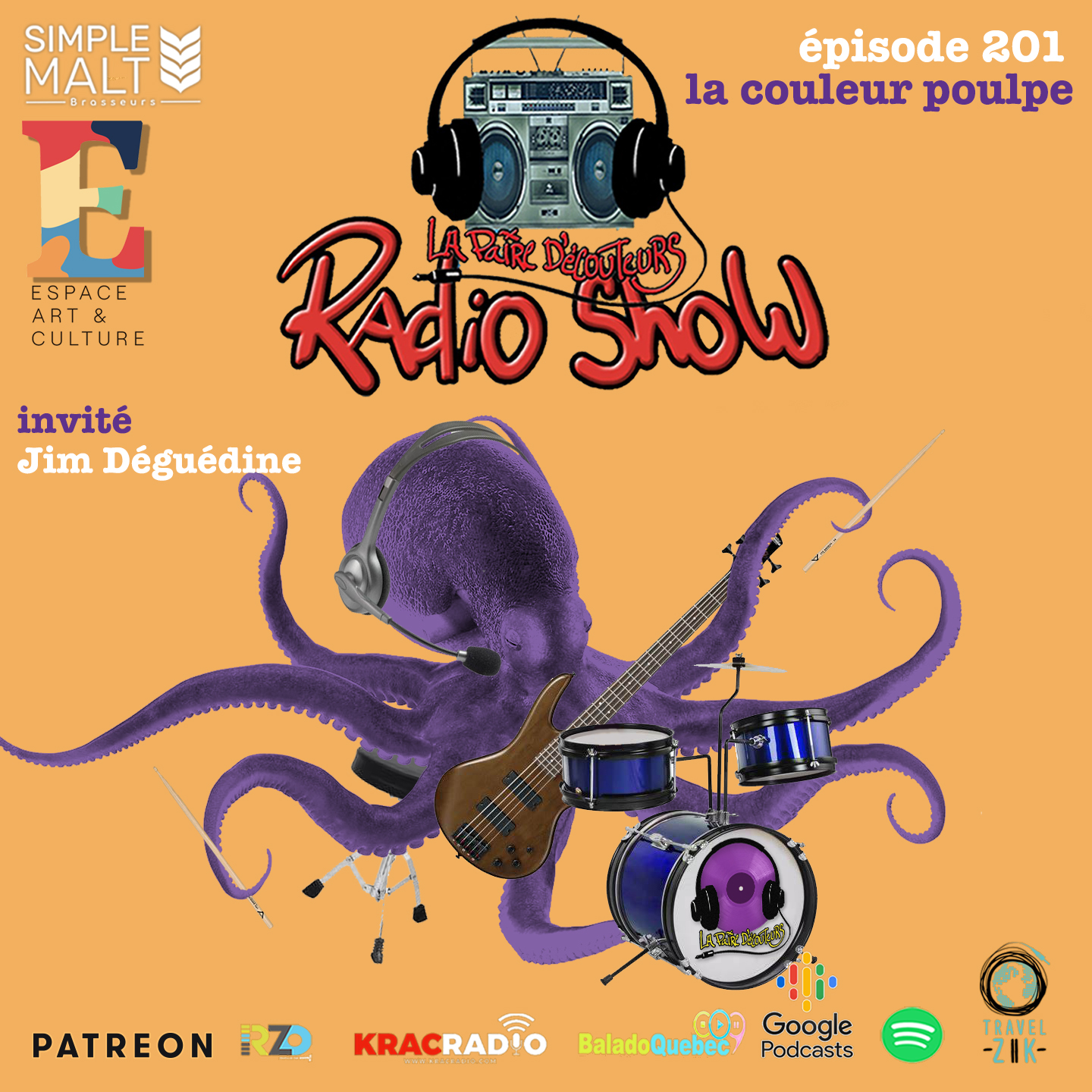 Le RADIO SHOW Ép201 invité Jim Déguédine