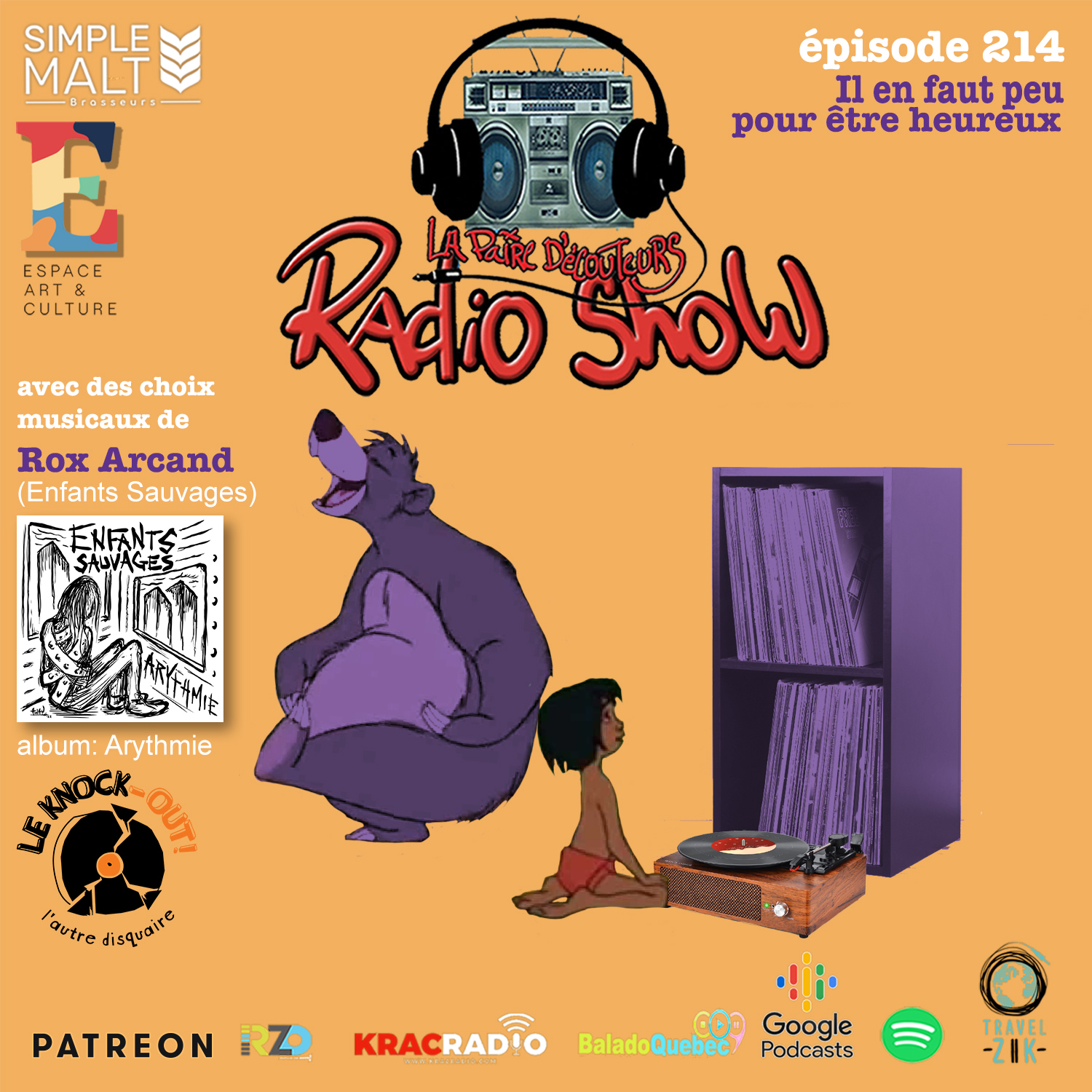 Le RADIO SHOW Ép214 Rox Arcand (enfants sauvages)