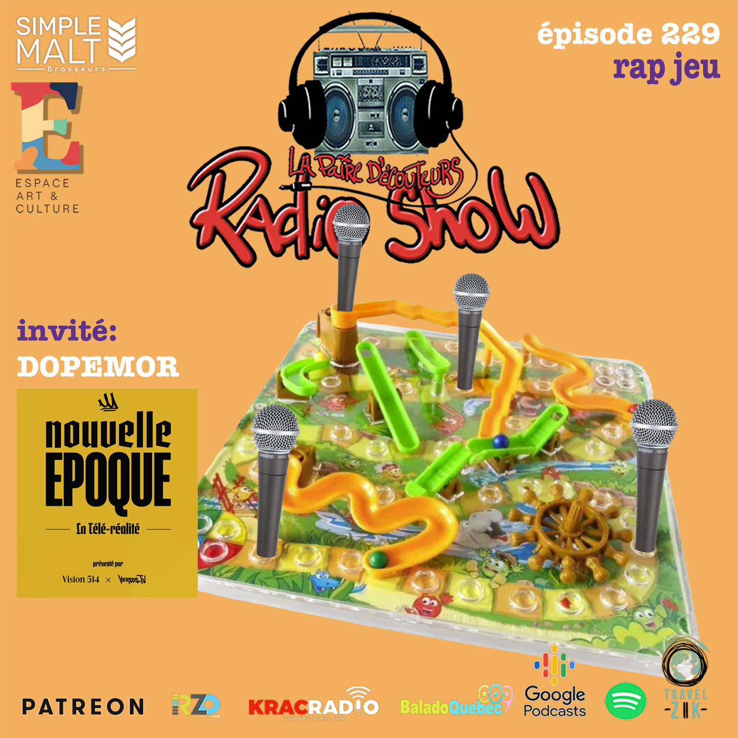 Le Radio Show Ép229 Invité: Dopemor (Nouvelle Époque)