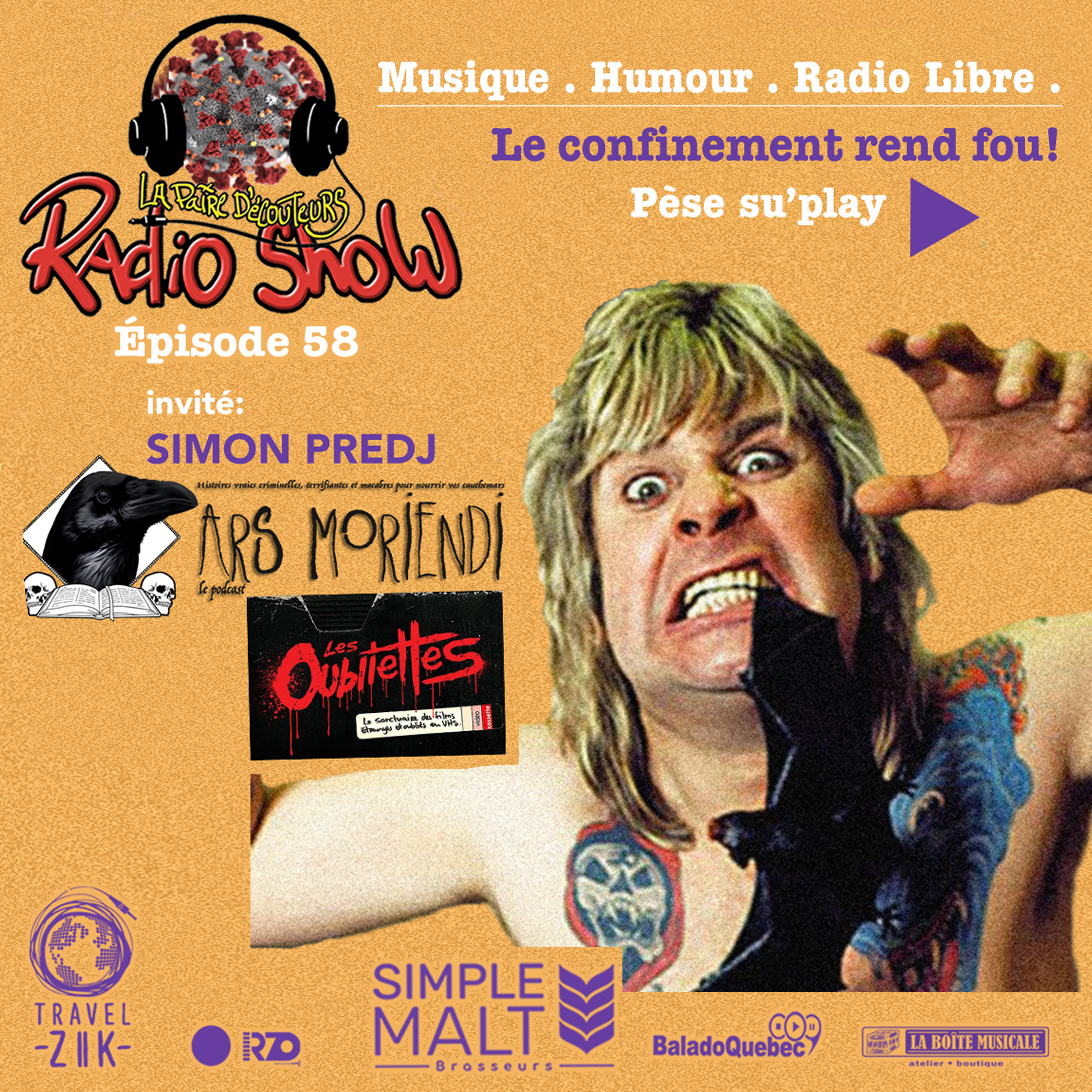 LE RADIO SHOW Ép58 avec Simon Predj ( ARS MORIENDI )