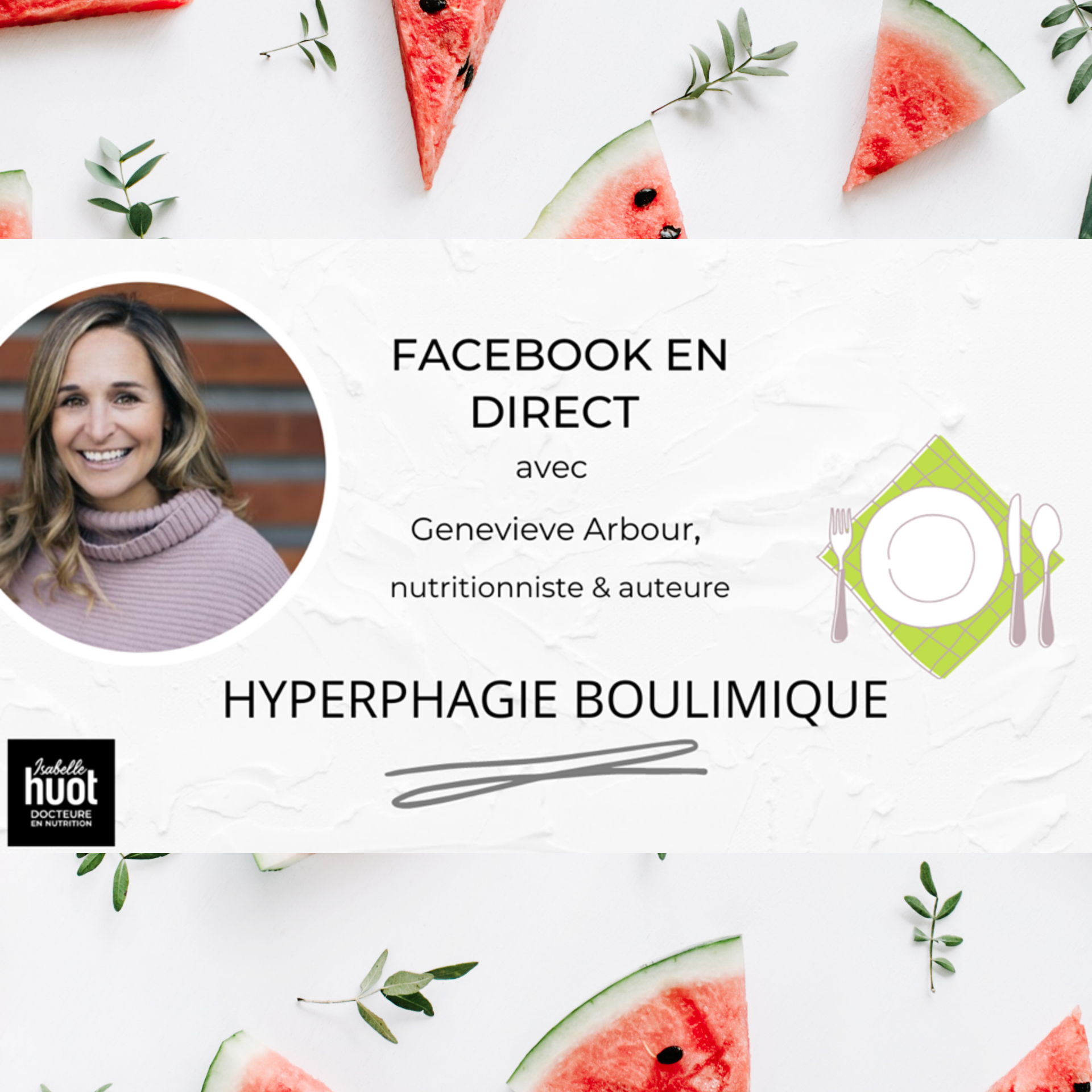 Hyperphagie boulimique avec la nutritionniste Geneviève Arbour