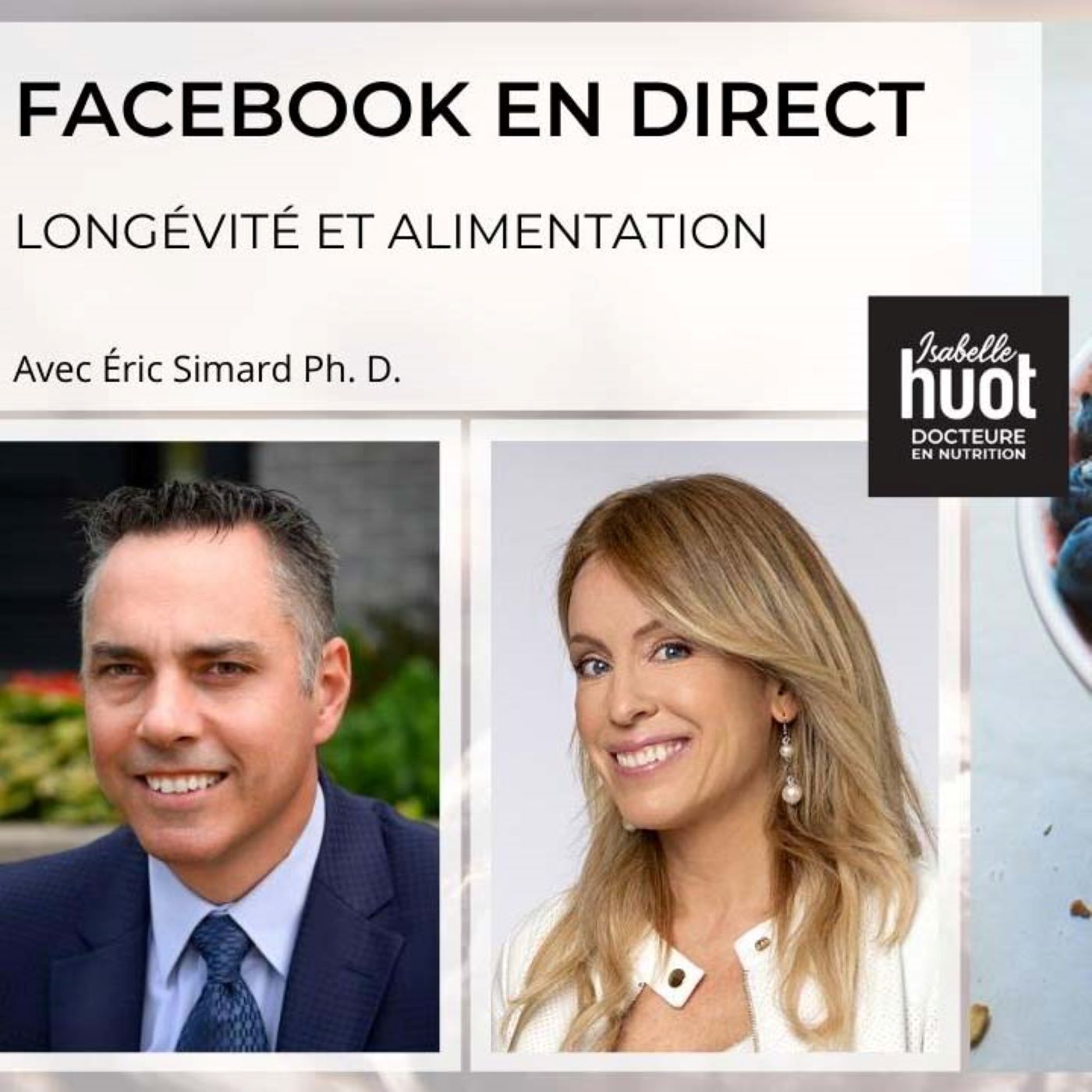 Longévité et alimentation avec Éric Simard