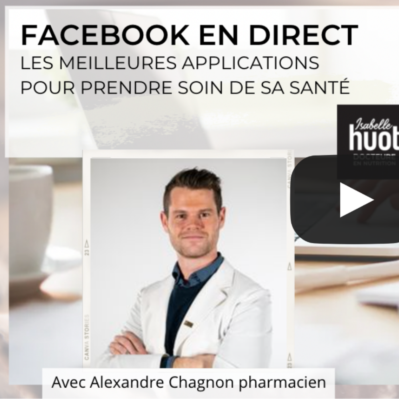 Meilleures applications pour prendre soin de sa santé avec Alexandre Chagno