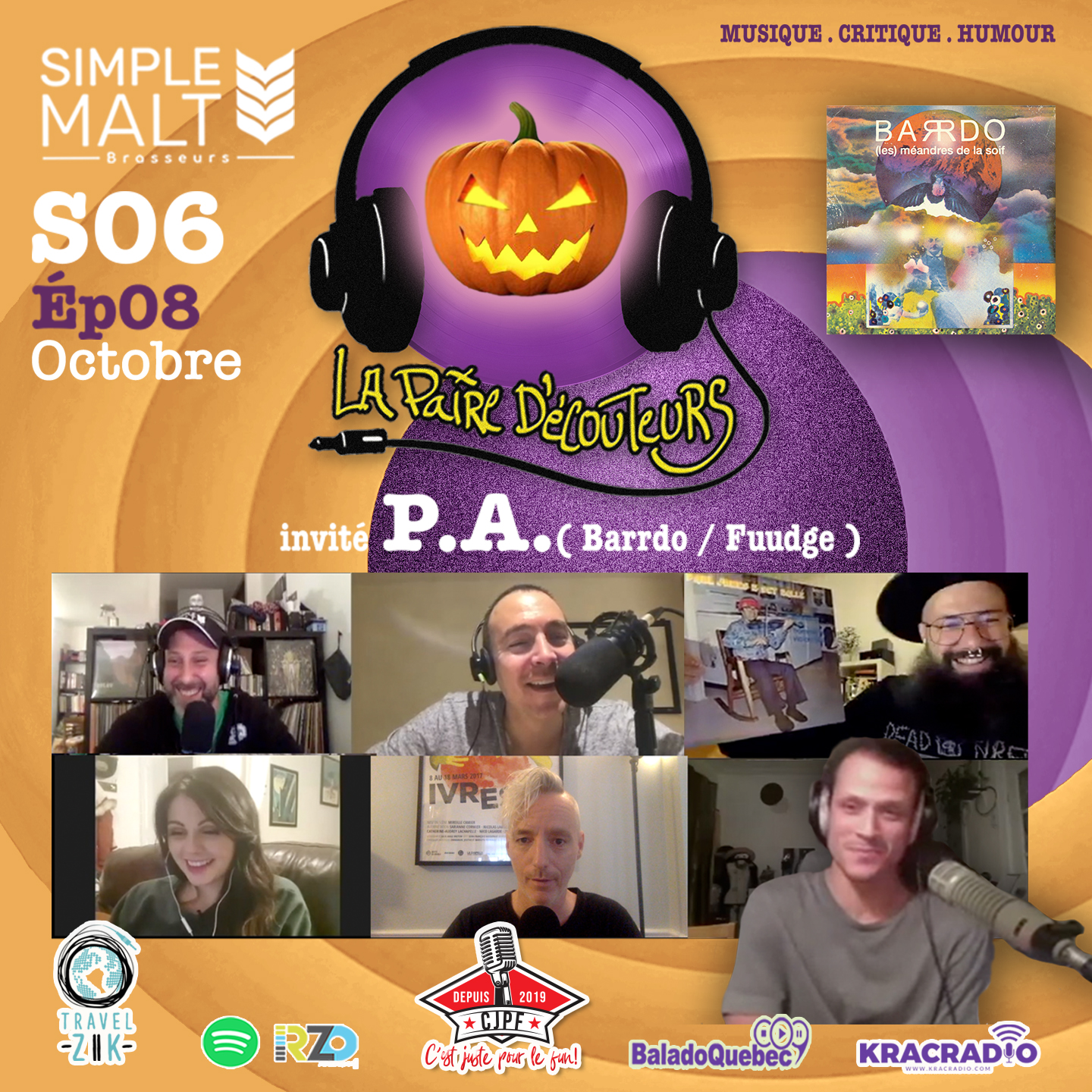 S06 Ép08 invité P.A. ( Barrdo / Fuudge ) episode artwork