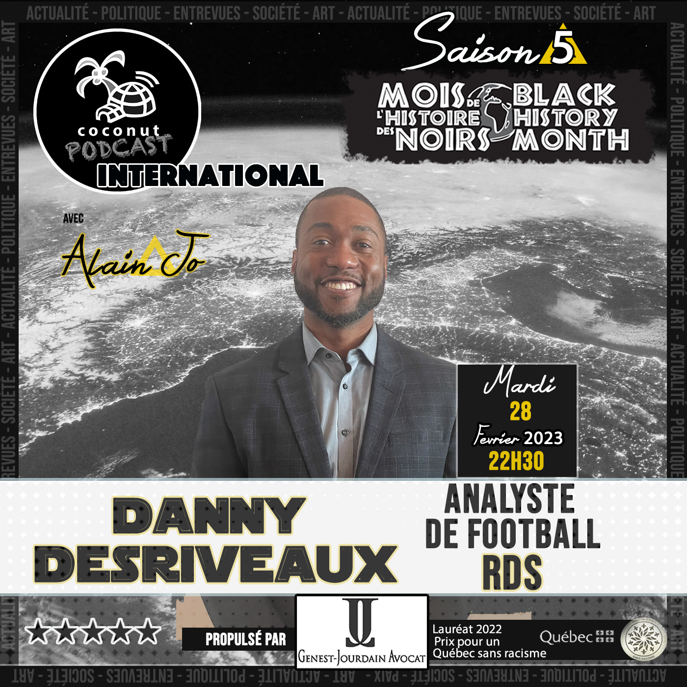 Entrevue avec Danny Desriveaux - Analyste de football sur RDS