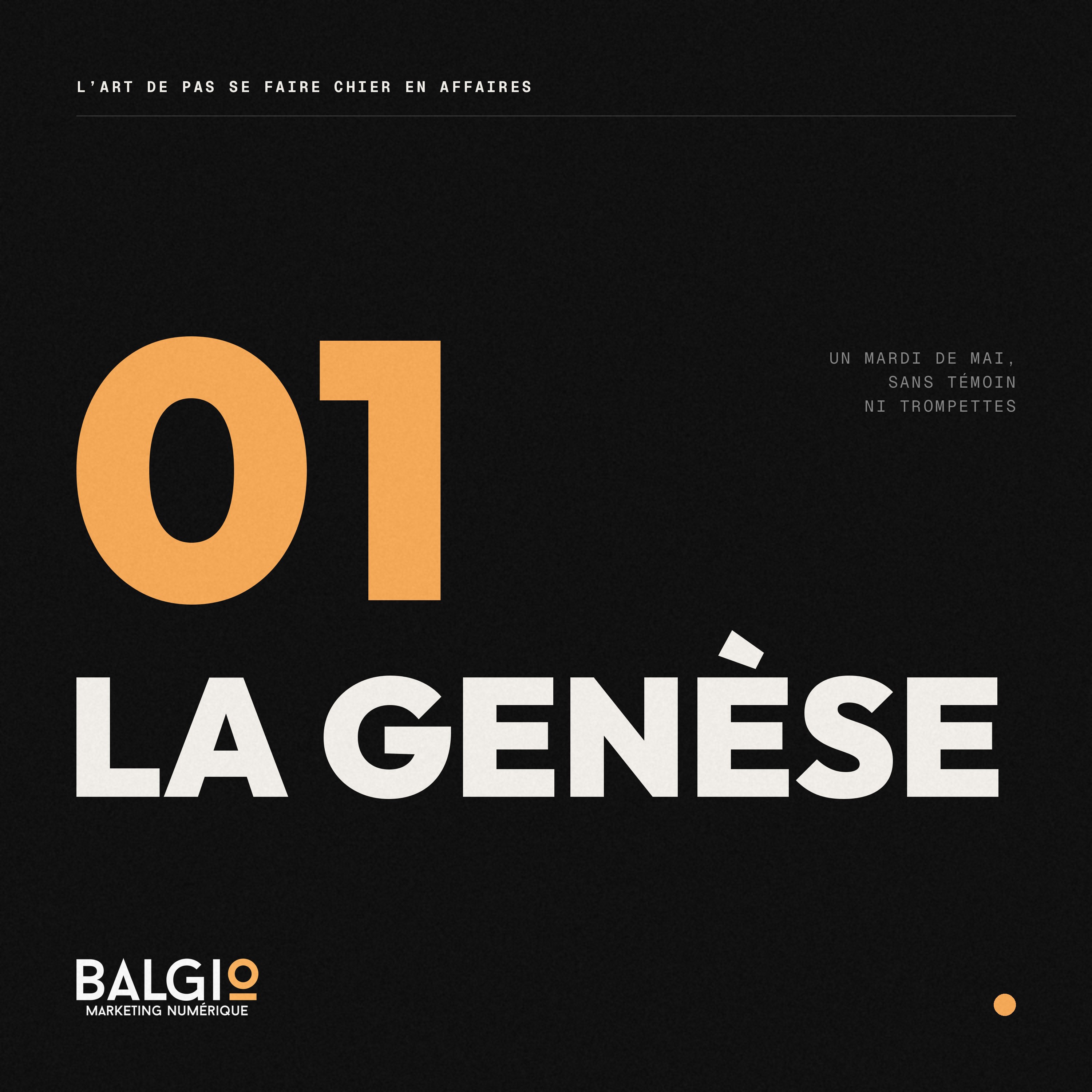 01 - La Genèse