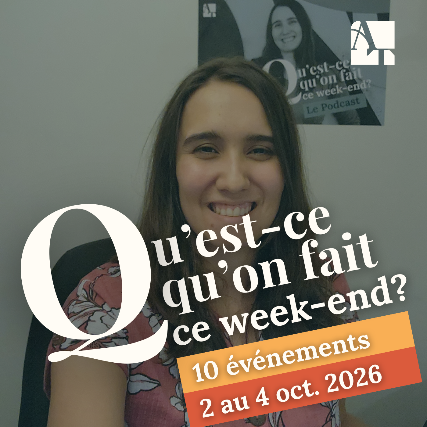 Qu'est-ce qu'on fait ce week-end? | 2 au 4 octobre 2026