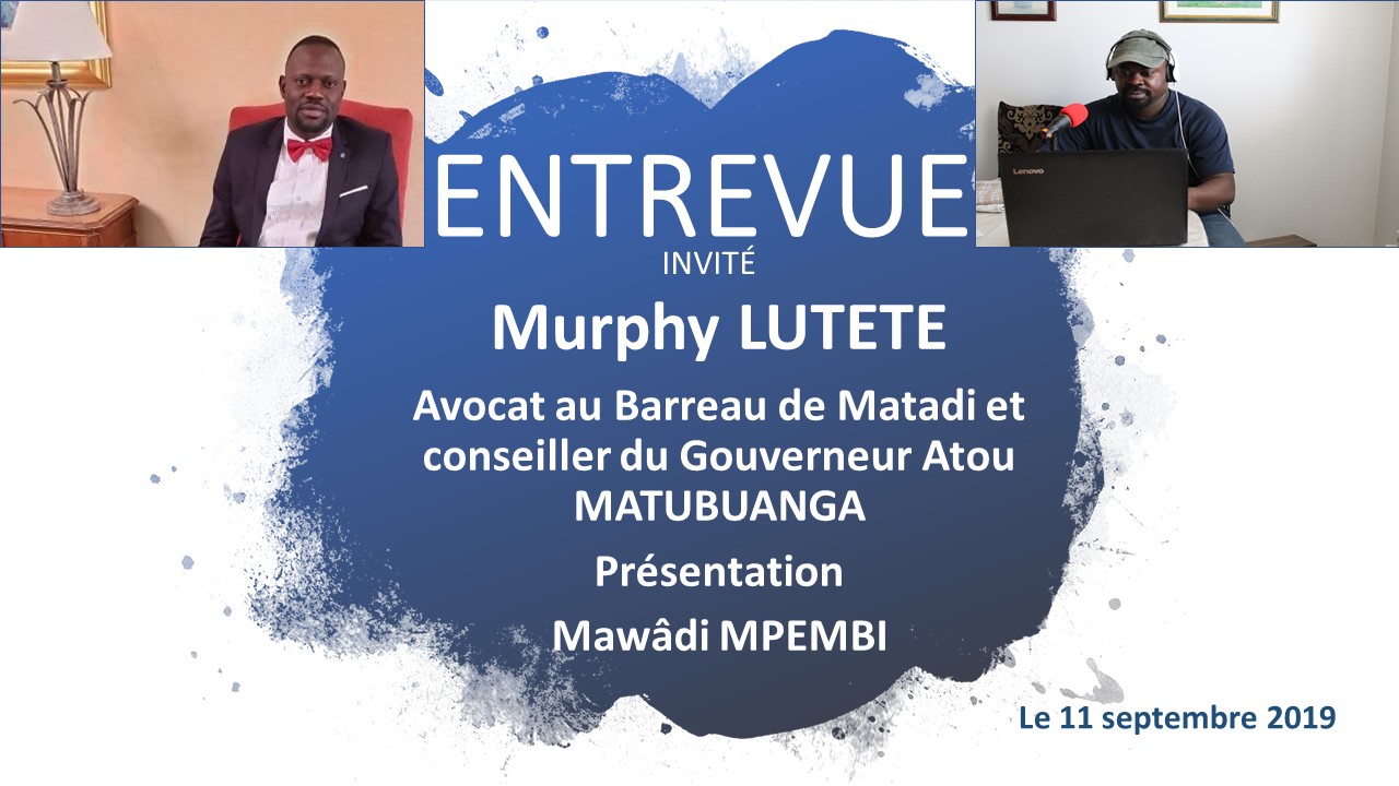 Entrevue avec Murphy Lutete