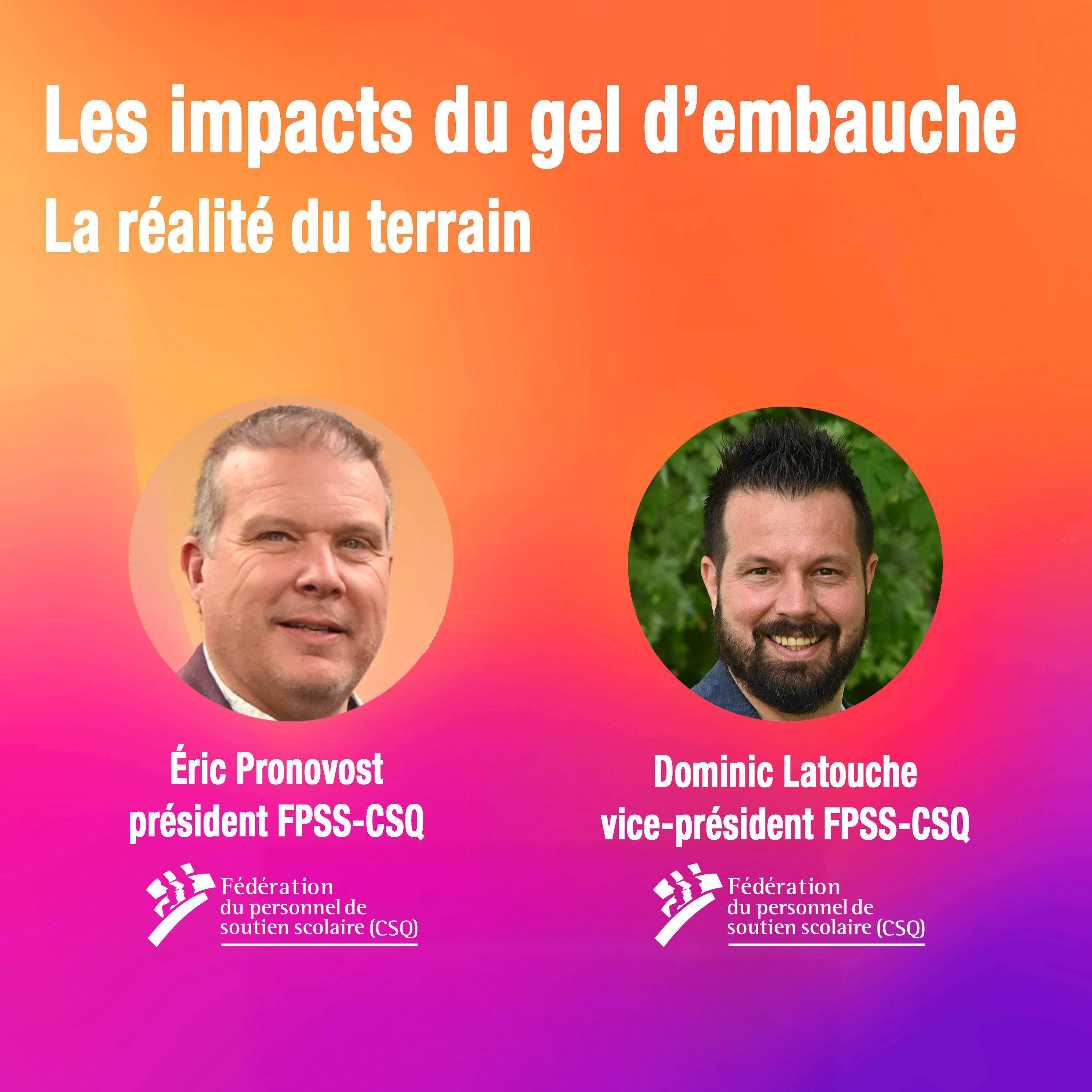 Les impacts du gel d'embauche en éducation - La réalité du terrain