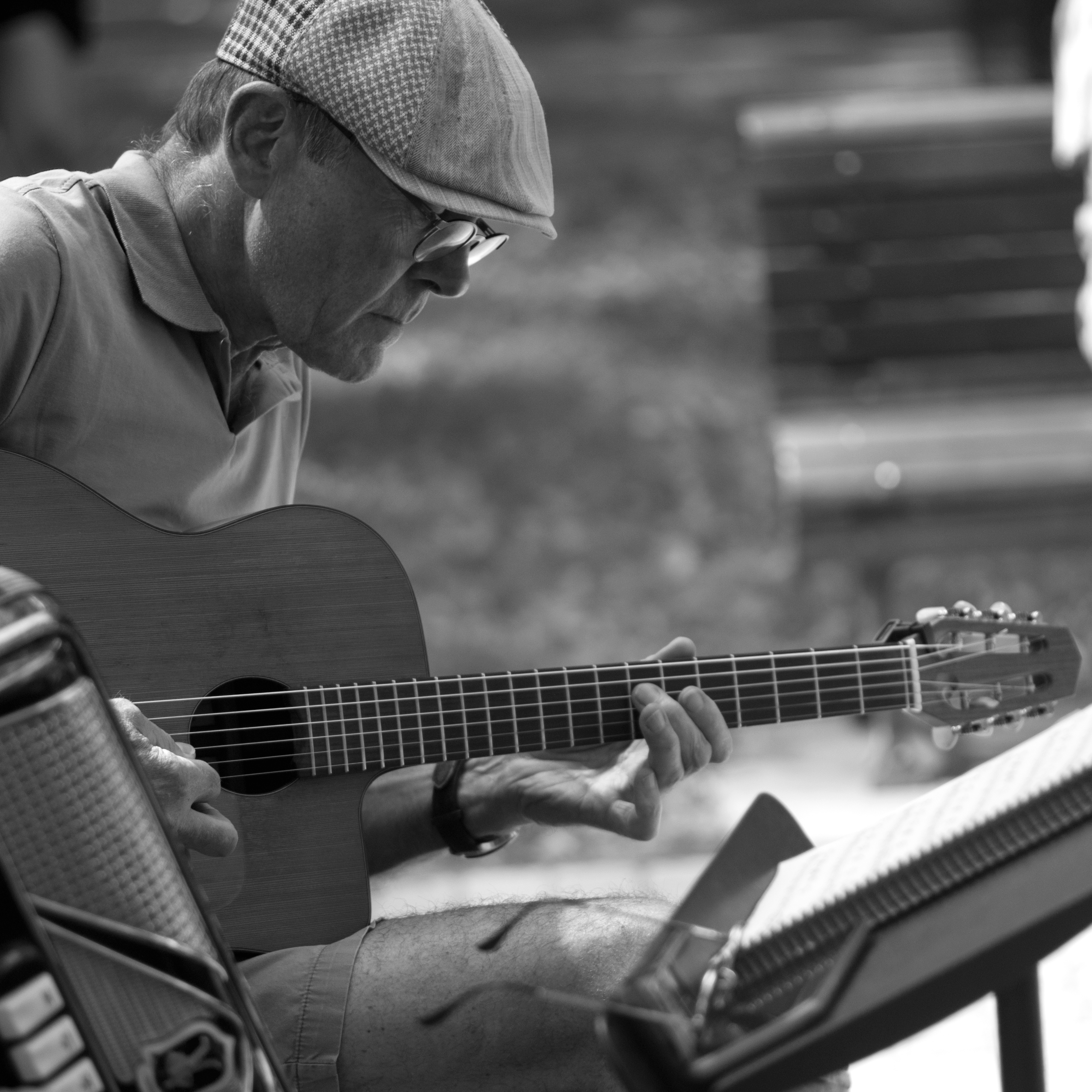 Jam jazz manouche au studio Victor